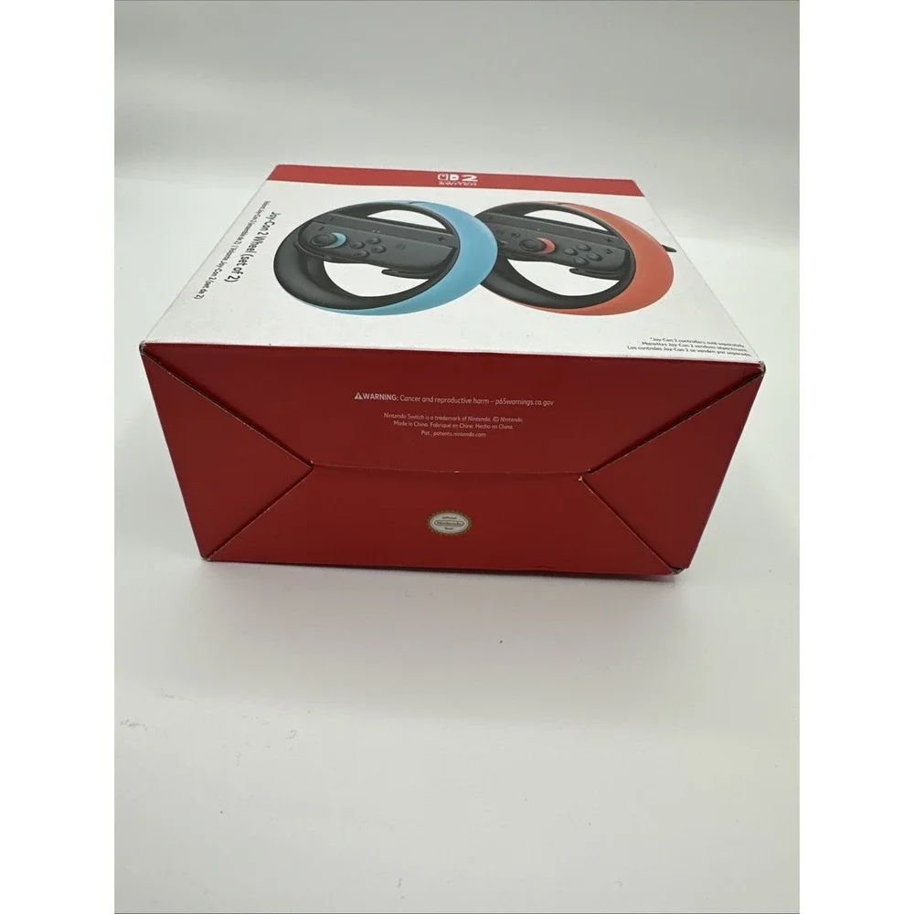 Nintendo Switch 2 Joy-Con Wheel Blue/Red – Mario Kart Steering Wheels